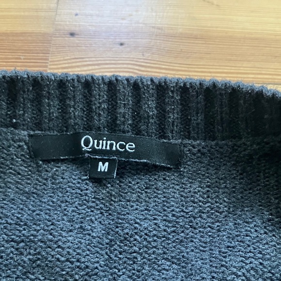 Quince oversized cotton boyfriend sweater - Picture 3 of 7